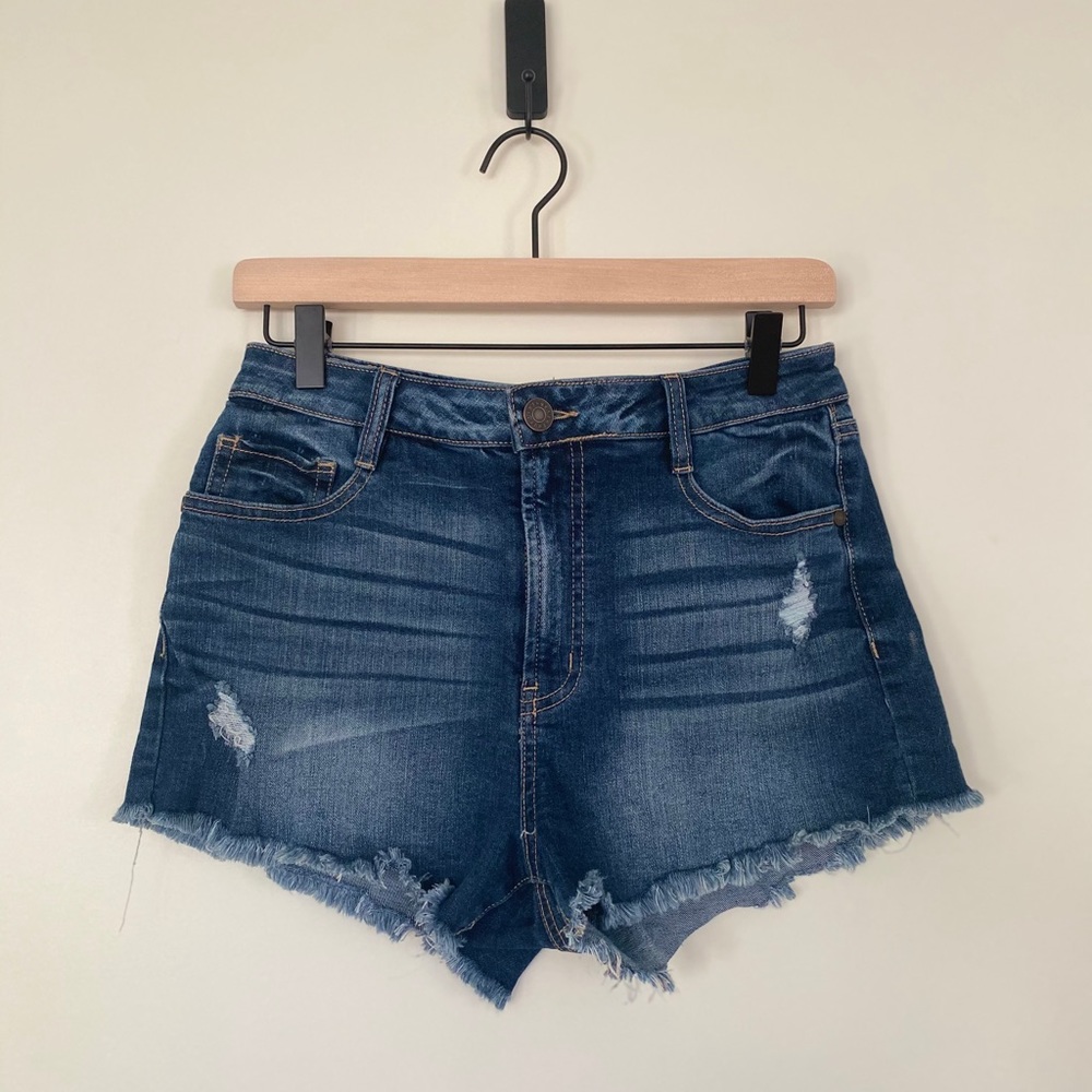 Refuge Distressed Jean Shorts